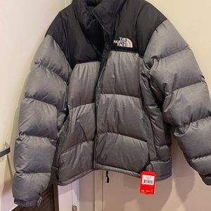 Heather Grey Northface Retro Jacket 96’